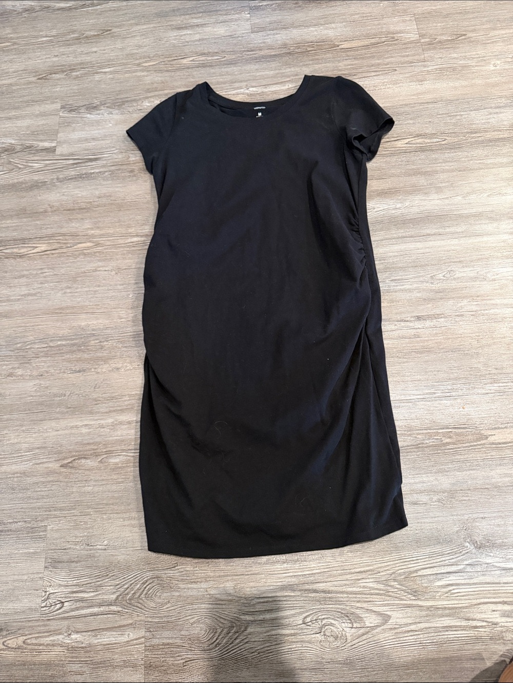Sonoma Black Short-Sleeve Midi Dress